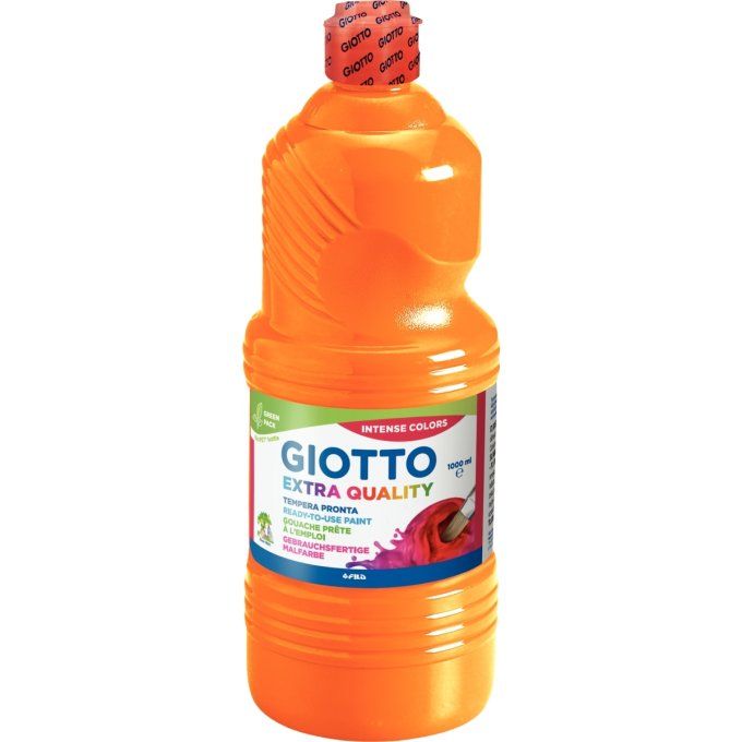 Flacon de 1L de gouache liquide GIOTTO 7 COLORIS AU CHOIX