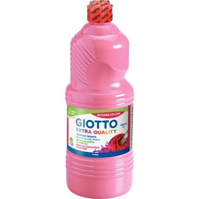 Flacon de 1L de gouache liquide GIOTTO 6 COLORIS AU CHOIX