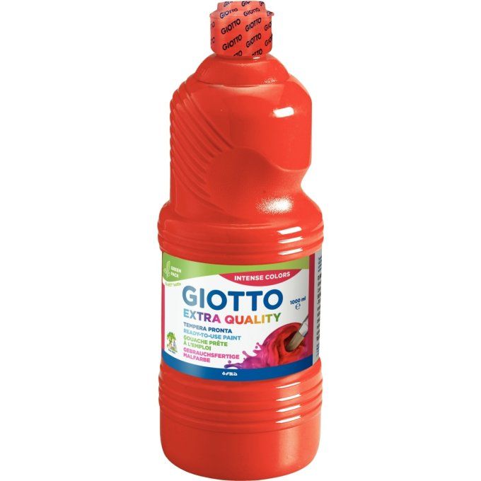 Flacon de 1L de gouache liquide GIOTTO 7 COLORIS AU CHOIX