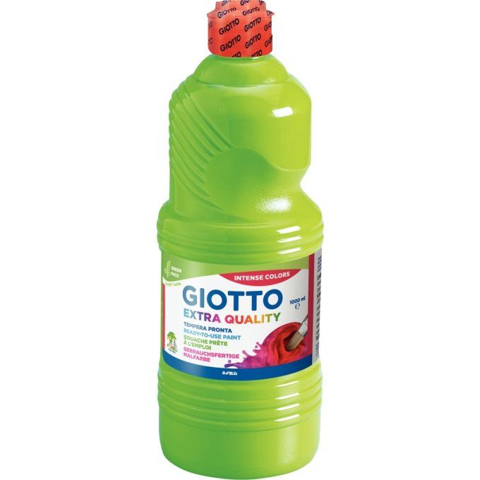 Flacon de 1L de gouache liquide GIOTTO 7 COLORIS AU CHOIX