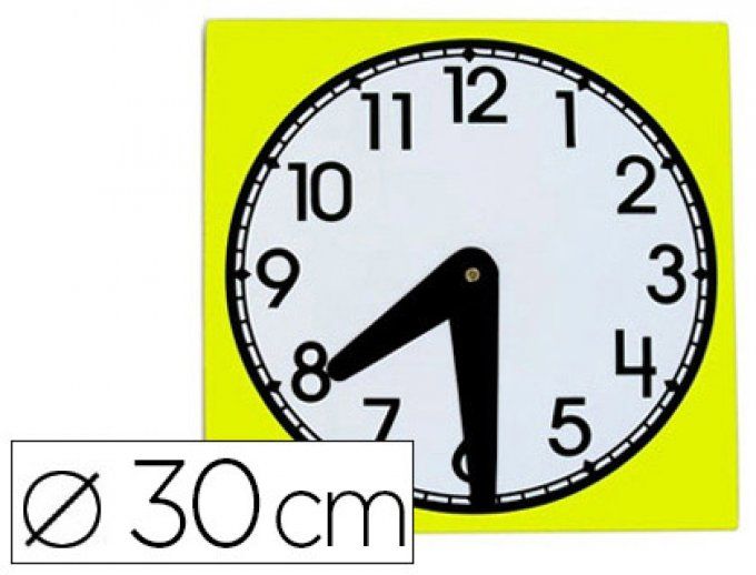 GRANDE HORLOGE OZ INTERNATIONAL AIGUILLES MOBILES DIAMÈTRE 30CM