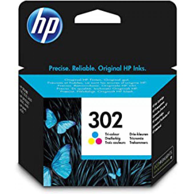 HP 302 cartouche d'encre trois couleurs authentique