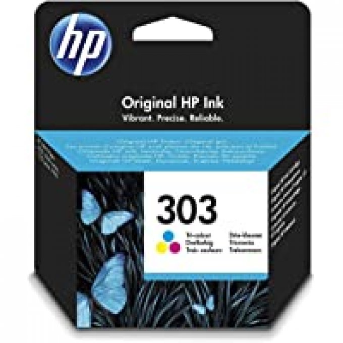 HP Cartouche Encre 303 Cyan, Magenta, Jaune 165 pages
