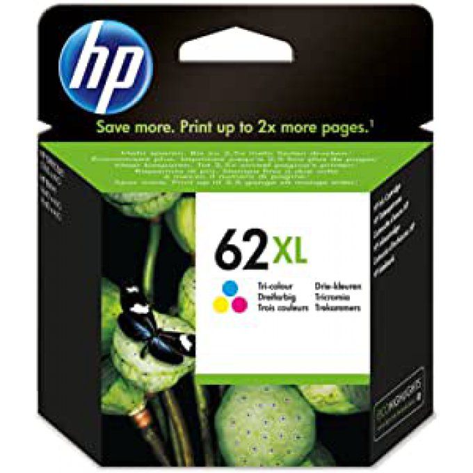 HP 62XL cartouche d'encre trois couleurs grande capacité