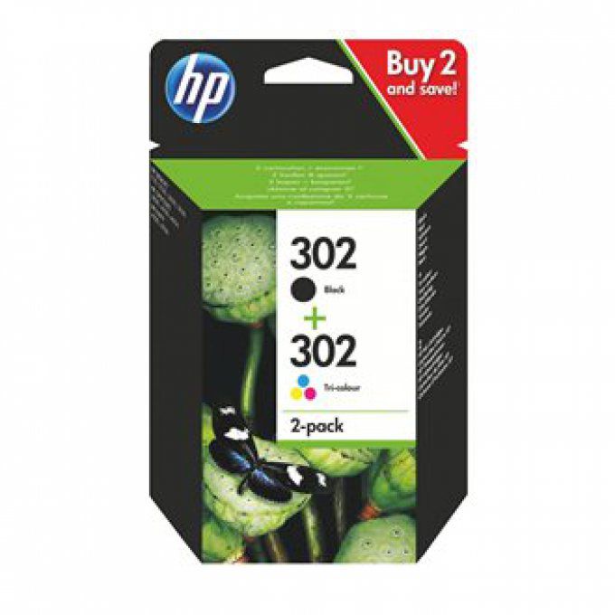 HP 302 PACK noire et couleur