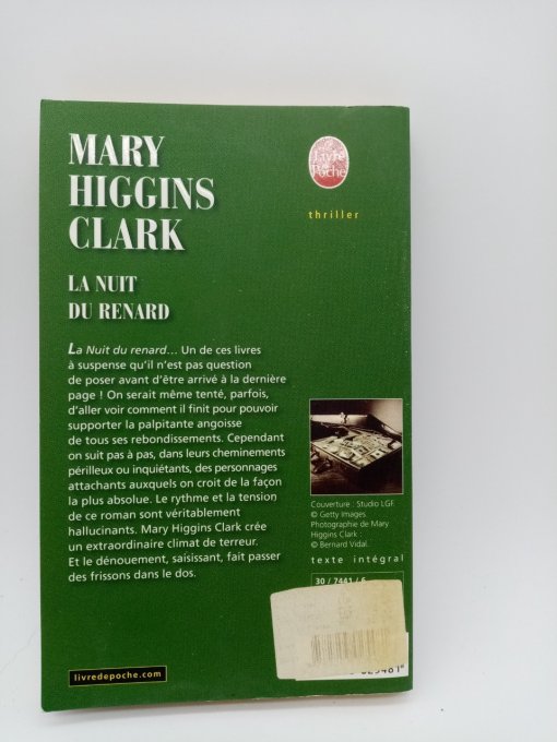 HIGGINS CLARK Mary   La nuit du renard