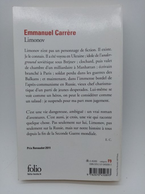 CARRERE Emmanuel   Limonov