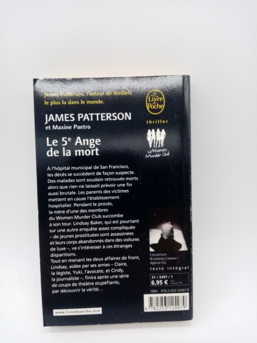 PATTERSON James   Le 5ème ange de la mort