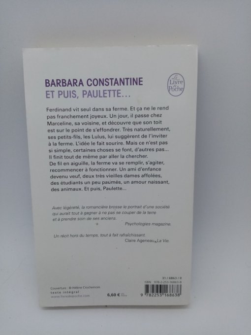 CONSTANTINE Barbara   Et puis Paulette...
