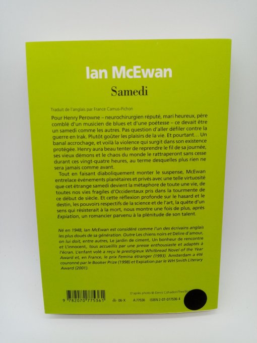 MC EWAN Ian , Samedi