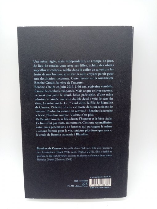 DE CAUNE Blandine  La mère morte