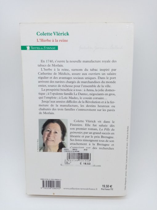 VLÉRICK Colette   L'herbe à la reine