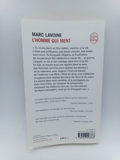 LAVOINE Marc   L'homme qui ment