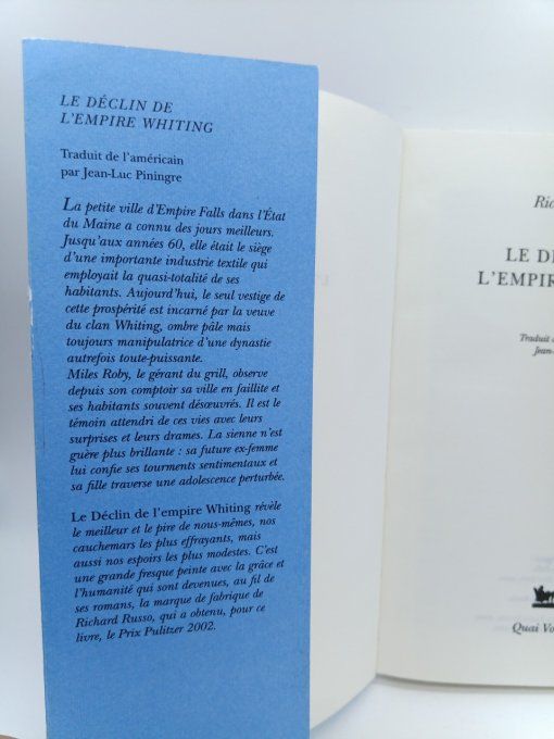 RUSSO Richard   Le déclin de l'empire WHITING