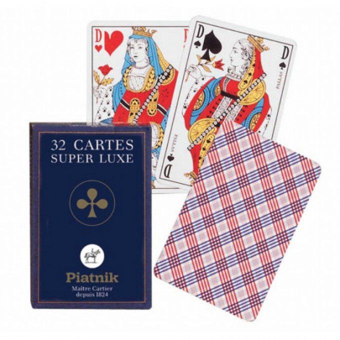 Jeu de 32 cartes Super Luxe