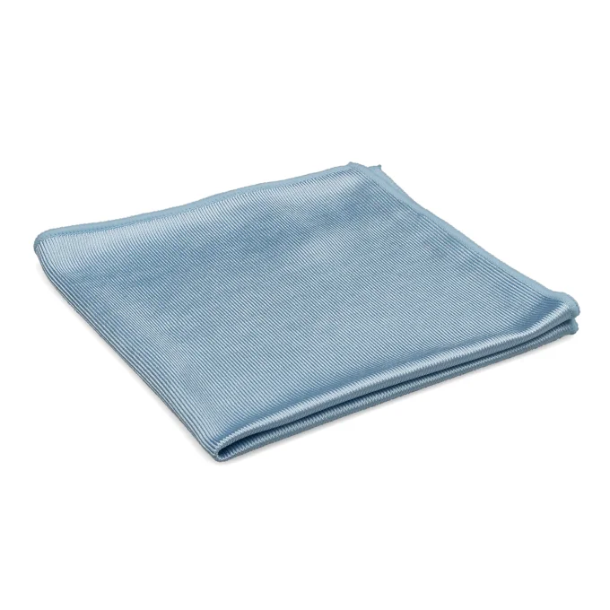 Lavette top vitres 40 x 40 cm bleu bifaces