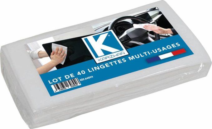Lingette multi-usages - lot de 40 pcs KARZHAN