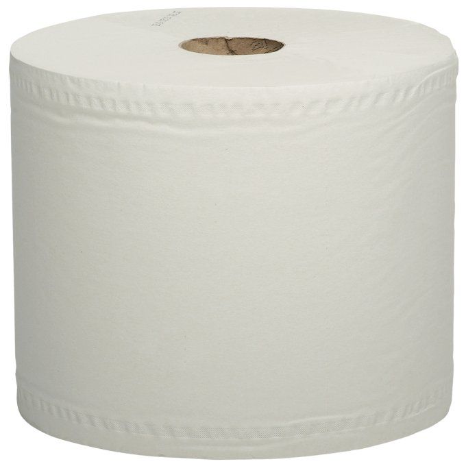 Lot de 2 bobines d'essuyage industriel 1000 feuilles blanches