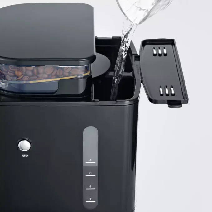 Machine à café broyeur filtre 1000w 8tasses   SEVERIN KA4814