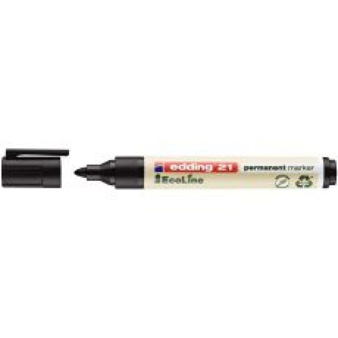Marqueur EDDING  permanent Ecoline ogive noir