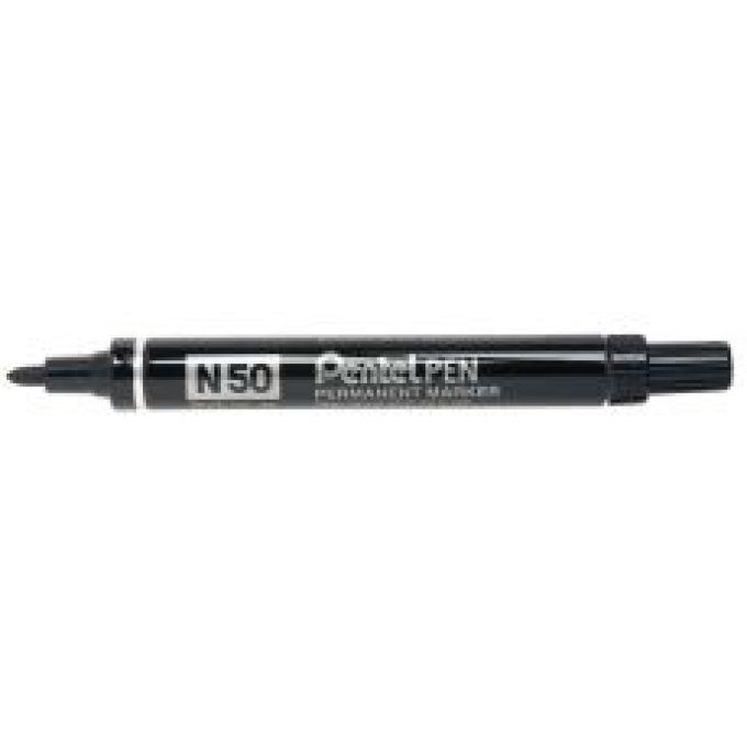 Marqueur PENTEL N50  permanent pointe ogive base alcool noir