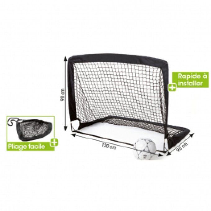 2 Mini but-Mini cage de Football Easy Pack 120 x 90 x 90 cm