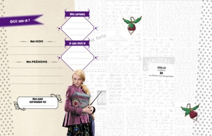 Mon journal secret Luna Lovegood. Avec un stylo à encre invisible