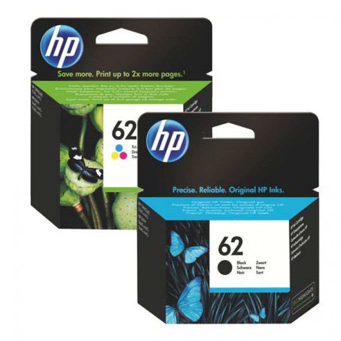 Pack HP 62 noir et couleur