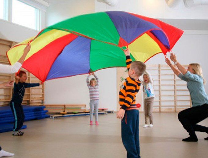 Parachute nylon diamètre 1.80m