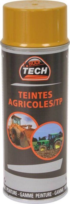 Peinture teinte agricole jaune CATERPILLAR - aérosol de 400ml