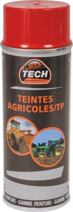 Peinture teinte agricole rouge MASSEY FERGUSSON - aérosol de 400ml