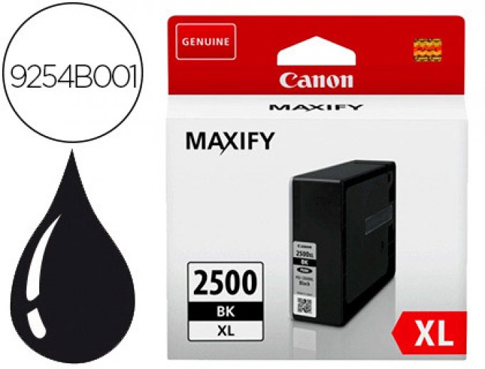 Cartouche d'encre CANON PGI-2500 XL Noire