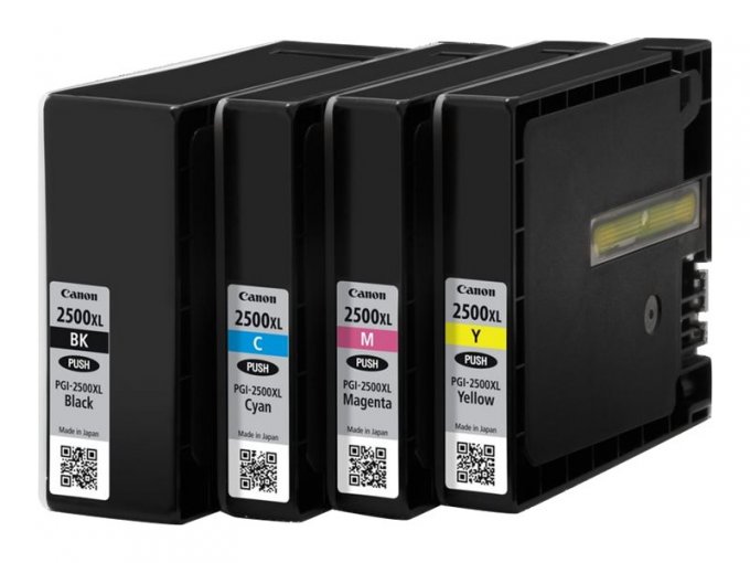 CANON multipack 4 Cartouches Encre haute Capacité PGI-2500XL
