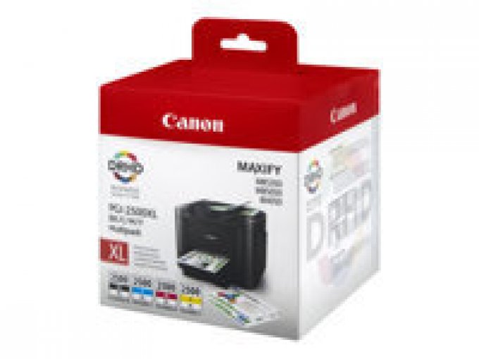 CANON multipack 4 Cartouches Encre haute Capacité PGI-2500XL