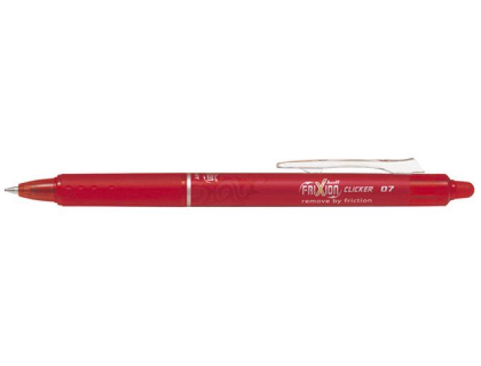 Roller PILOT  frixion clicker écriture fine 0.5mm encre bleue effaçable gomme