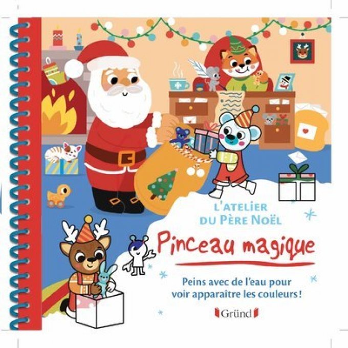 L'atelier du Père Noël. Pinceau magique. Dès 3 ans