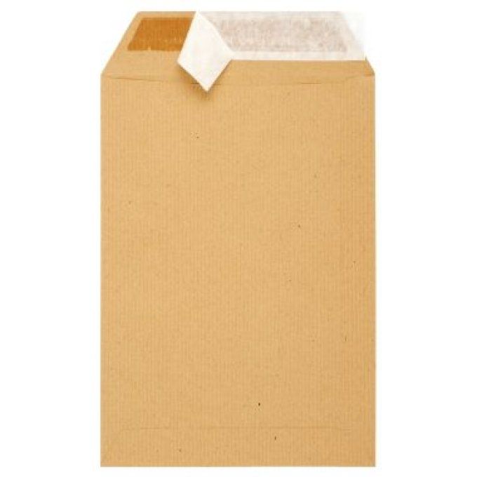 Boîte de 500 pochettes GPV interkraft recyclées C5 162x229 90g/m² bande de protection