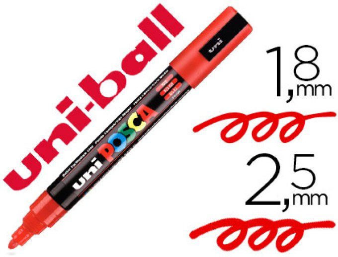Marqueur POSCA  PC5M moyenne conique couleur rose
