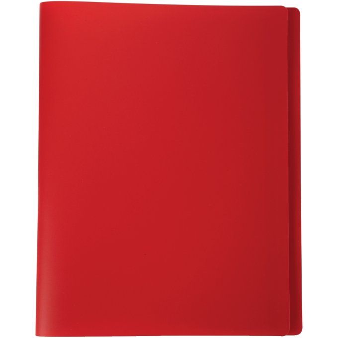 Protège-documents couverture souple en polypropylène 40 vues, rouge