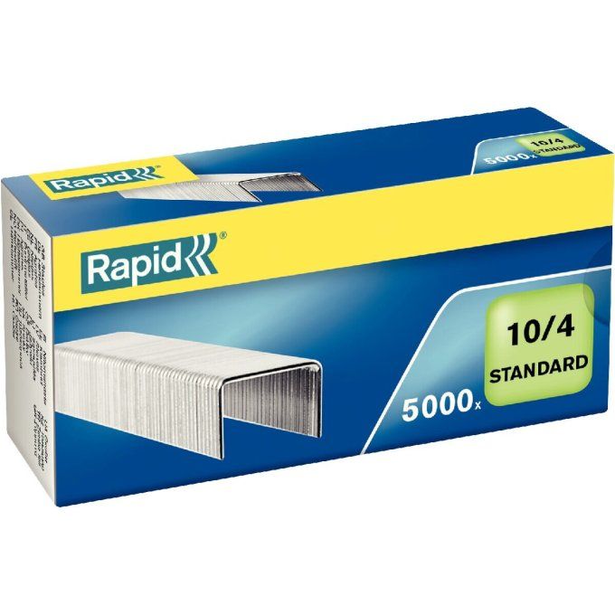 RAPID Agrafe nº10 boîte 5000 unités. 10/4