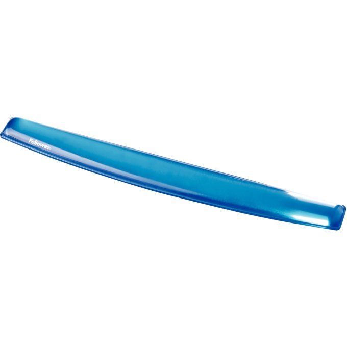 Repose-poignets Crystal gel bleu. FELLOWES