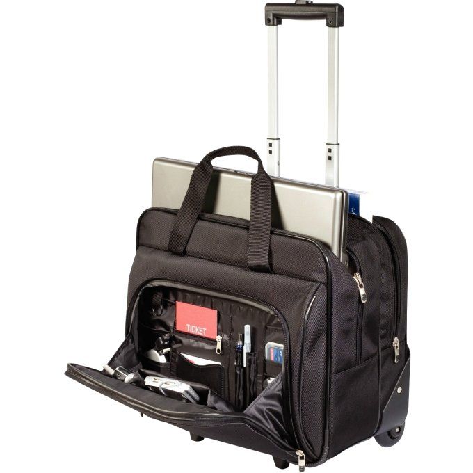 Trolley executive pour ordinateur portable 15.6 pouces coloris noir