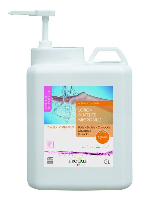 Lotion d’atelier avec microbille 5 LITRES