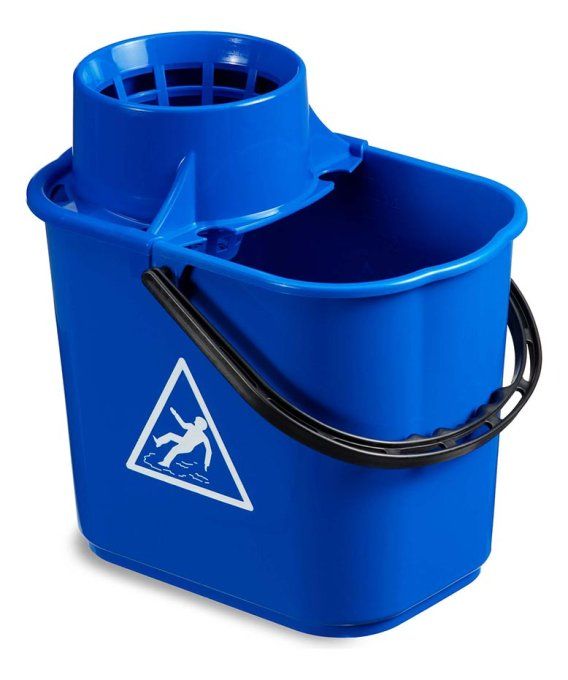 MASTER LUX Seau plastique 16 L avec anse et essoreur