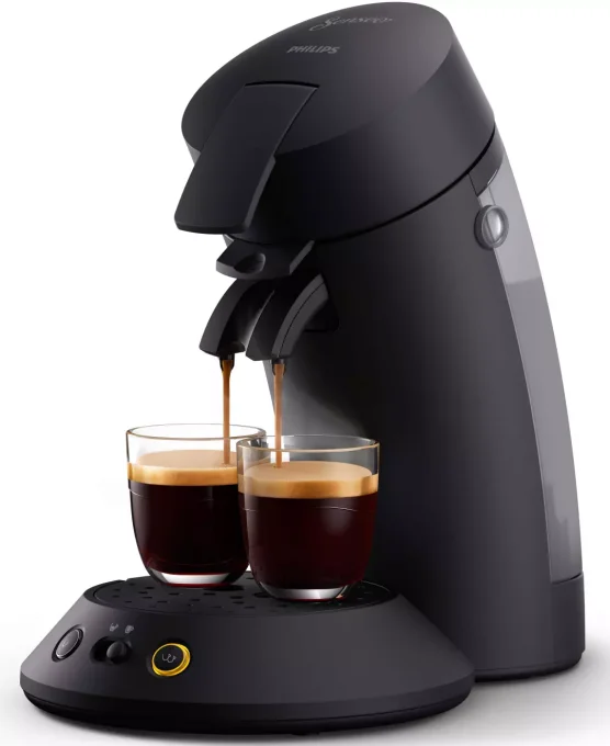 Cafetière à dosette PHILIPS Senseo Original Plus  Noir  2  tasses 0.7 litres CSA210/25