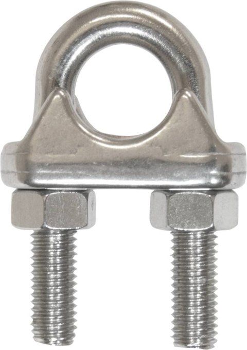 Serre-câble étrier en inox 10mm - sachet de 4 pcs