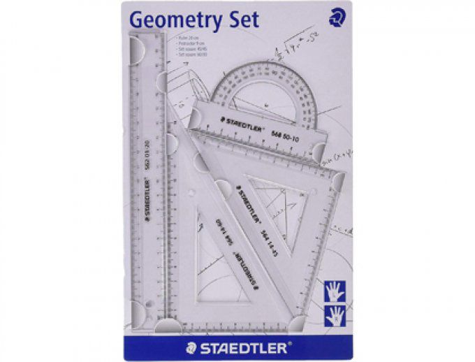 Set de traçage STAEDTLER mars 569 gauchers et droitiers
