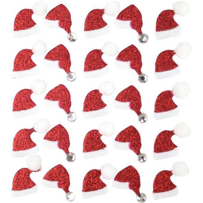 Lot de 75 stickers avec pompons