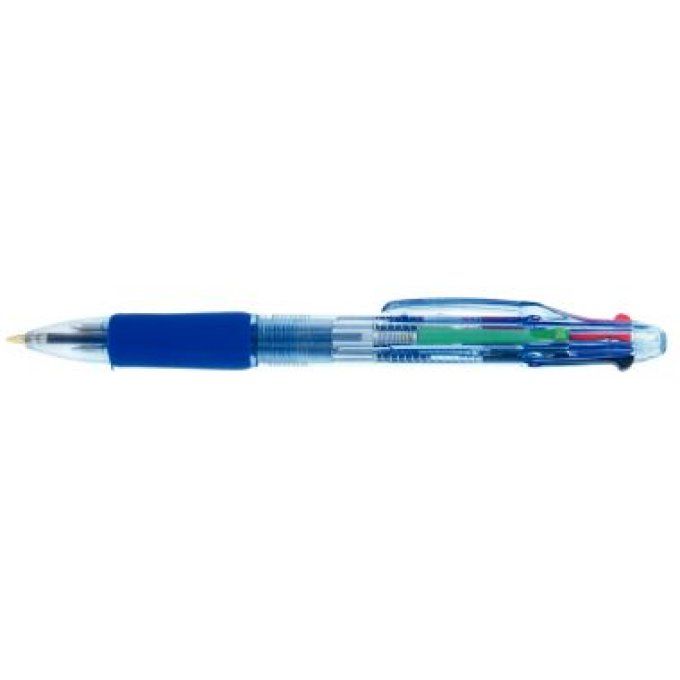 Stylo bille 4 couleurs pointe 0,7mm