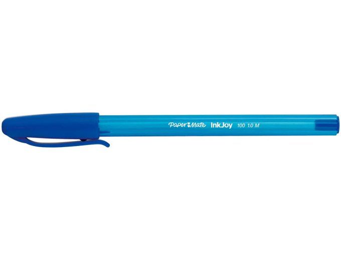 Stylo-bille PAPERMATE inkjoy 100 écriture moyenne 0.7mm ultra douce corps triangulaire résiste bavu